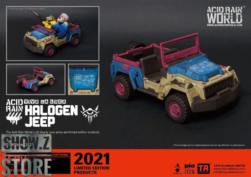 Toys Alliance Acid Rain 1/18 FAV-SP20 Viva La Loca Halogen Jeep 5 Toys Alliance Acid Rain 1/18 FAV-SP20 Viva La Loca Halogen Jeep - Image 3