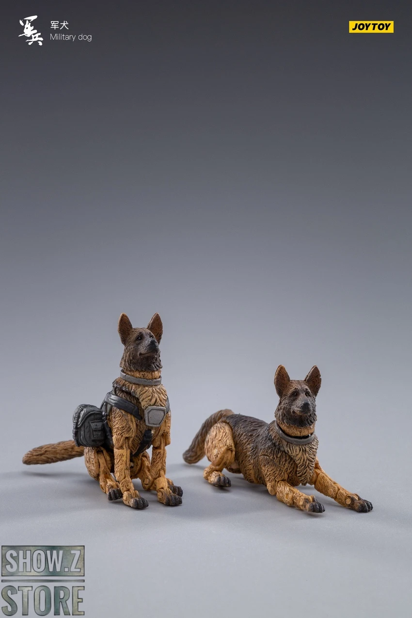 JoyToy Source 1/18 Military Dog Set Of 2 5 JoyToy Source 1/18 Military Dog Set Of 2 - Image 3