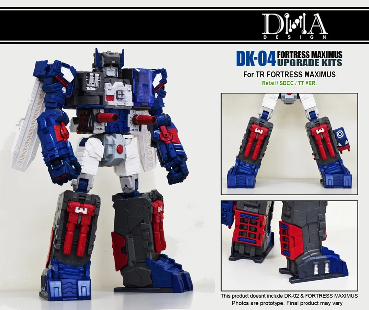 DNA Design DK-04 Fortress Maximus Foot Upgrade Kit 5 DNA Design DK-04 Fortress Maximus Foot Upgrade Kit - Image 3