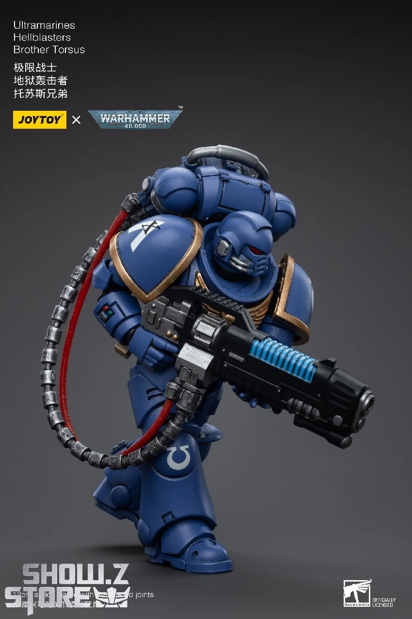 JoyToy Source 1/18 Warhammer 40K Ultramarines Hellblasters Brother Torsus 10 JoyToy Source 1/18 Warhammer 40K Ultramarines Hellblasters Brother Torsus - Image 8