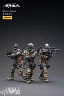 JoyToy Source 1/18 Spartan Squad Soldiers Set Of 3 -Toy Sales Store 459e7ab1a8