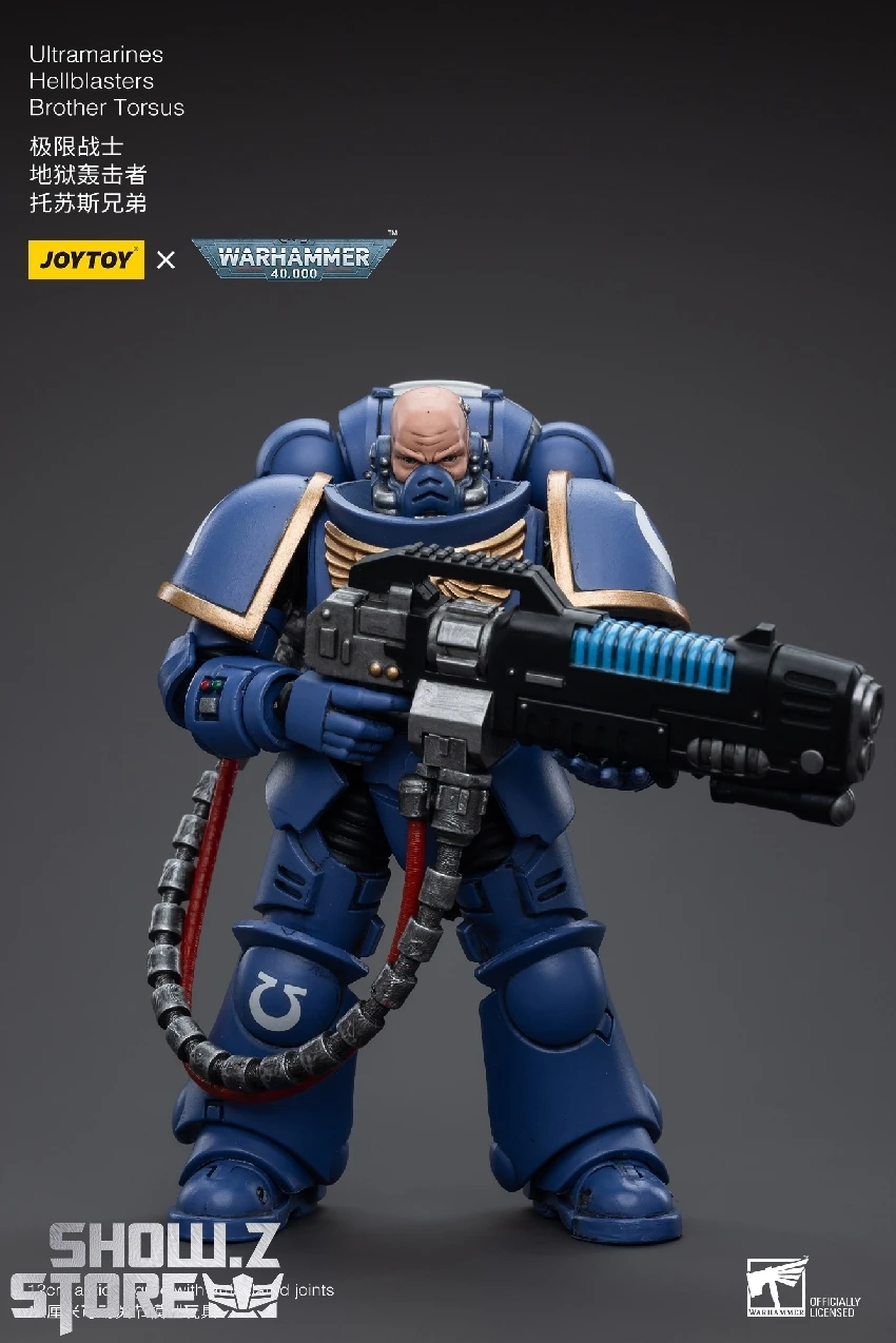 JoyToy Source 1/18 Warhammer 40K Ultramarines Hellblasters Brother Torsus 4 JoyToy Source 1/18 Warhammer 40K Ultramarines Hellblasters Brother Torsus - Image 2