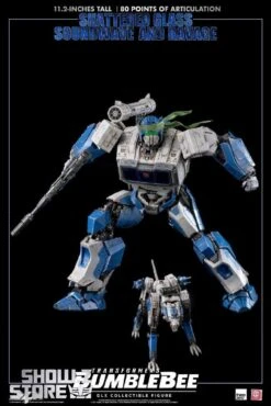 ThreeZero & Hasbro 3Z0160-EX 3Z04121W0 DLX Shattered Glass Soundwave & Ravage W/ LED -Toy Sales Store 5323f75915