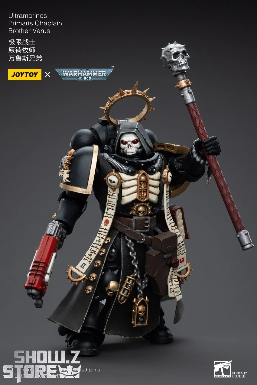 JoyToy Source 1/18 Warhammer 40K Ultramarines Primaris Chaplain Brother Varu 10 JoyToy Source 1/18 Warhammer 40K Ultramarines Primaris Chaplain Brother Varu - Image 8