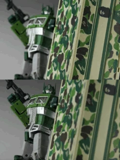 4th Party MP10A Optimus Prime Convoy Bape Green Camo Version -Toy Sales Store 6847e2302e
