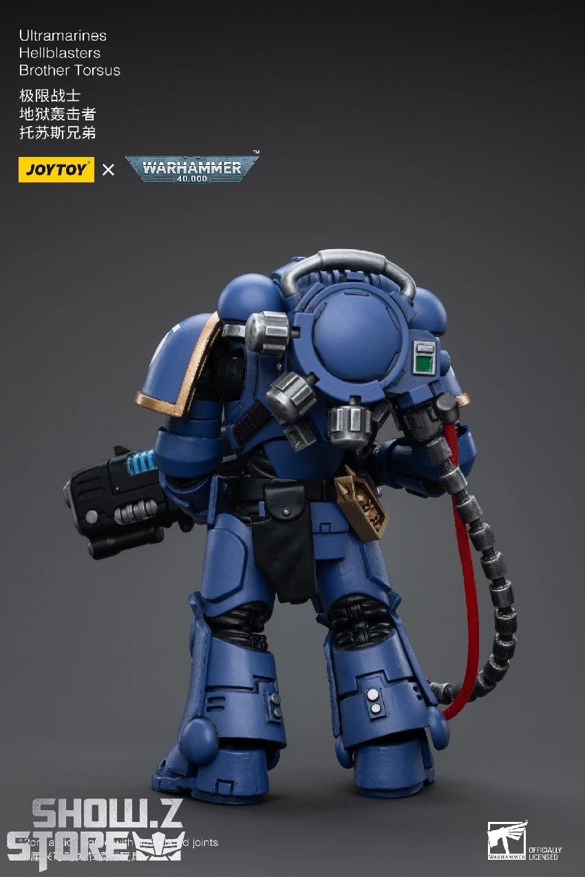 JoyToy Source 1/18 Warhammer 40K Ultramarines Hellblasters Brother Torsus 5 JoyToy Source 1/18 Warhammer 40K Ultramarines Hellblasters Brother Torsus - Image 3