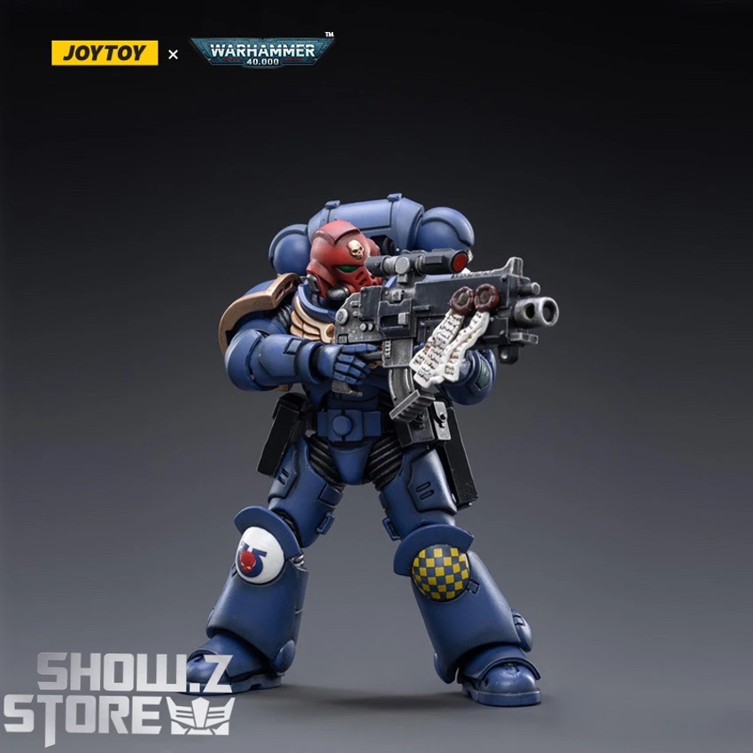 JoyToy Source 1/18 Warhammer 40K Ultramarines Heroes Of The Chapter Brother Veteran Sergeant Castor 4 JoyToy Source 1/18 Warhammer 40K Ultramarines Heroes Of The Chapter Brother Veteran Sergeant Castor - Image 2