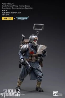 JoyToy Source 1/18 Warhammer 40K Death Korps Of Krieg Veteran Squad Guardsman Communications Specialist -Toy Sales Store 83220e6c6f