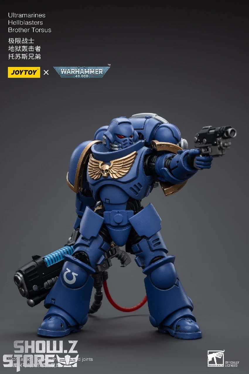 JoyToy Source 1/18 Warhammer 40K Ultramarines Hellblasters Brother Torsus 9 JoyToy Source 1/18 Warhammer 40K Ultramarines Hellblasters Brother Torsus - Image 7