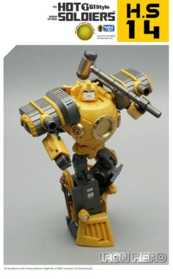 Mech Planet Hot Soldiers HS14 Iron Hero Bumblebee Hearts Of Steel -Toy Sales Store ae1a66079a