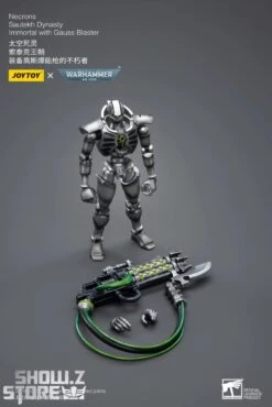 JoyToy Source 1/18 Warhammer 40K Necrons Sautekh Dynasty Immortal With Gauss Blaster -Toy Sales Store e2469c7890