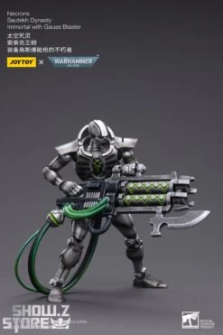 JoyToy Source 1/18 Warhammer 40K Necrons Sautekh Dynasty Immortal With Gauss Blaster -Toy Sales Store e848798691