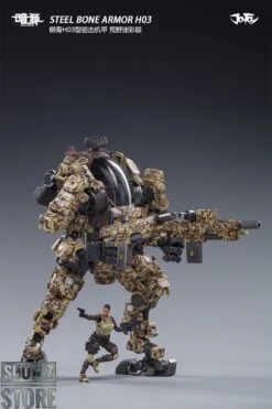 JoyToy Source 1/25 H03 Steel Bone Attack Mecha Desert Color W/ Pilot -Toy Sales Store ed721122d0
